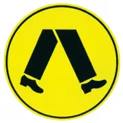 Warning Sign - Pedestrian Crossing Sign - 750mm