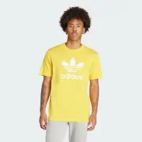 在飛比找momo購物網優惠-【adidas 愛迪達】上衣 男款 短袖上衣 運動 三葉草 