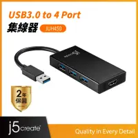 在飛比找momo購物網優惠-【j5create 凱捷】USB3.0轉HDMI多功能外接顯