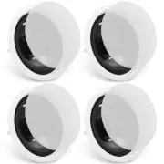VEVOR 4 PCs 6.5'' Bluetooth in Ceiling Speakers, 150W, Flush Mount Ceiling & in-