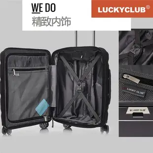 Lucky Club萬向輪商務電腦行李箱