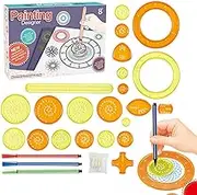 Art Geometric Ruler 26 Drawing Templates Painting Ruler Curve Gear Stencils for Drawing Art Crafts Sketch Creation