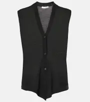 [The Row] The Row Harrell wool vest AU 14 black