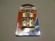 Brinks 161-20471 Keyed Pad Lock TSA Approved Solid Brass Body, 4pk BRAND NEW!