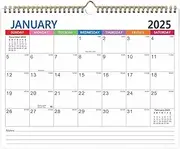 2025 to 2026 Wall Calendar - 18 Month Spiral Wall Calendar January 2025 to June 2026 - Wall Decor Calendar Wall Spiral for Planning And Organizing