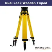Heavy Duty Wood Tripod for Total Station Theodolite Sokkia Trimble Topcon Leica