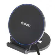 Moki ChargeStand ACC-MCP10WS Wireless Charger - 10W - Black [ACC-MCP10WS]
