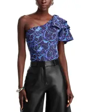 Chiara Boni La Petite Robe Bunrak Sje Print Top