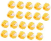 POPETPOP 20pcs Dog Hair Laundry Catcher Washing Machine Hair Catcher for Dryer Pet Hair Dryer Balls Dryer Dog Hair Catcher Dryer Hair Catcher Balls Pet Hair Dryer Catcher Yellow Nylon