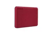 Toshiba Canvio Advance 2TB Portable External Hard Drive USB 3.0 Red - HDTCA20...