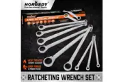 10Pc Aviation Extra Long Double End Wrench Gear Ratchet Spanner Metric 8-19MM