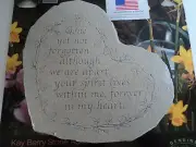 Kay Berry- Gone Yet Not Forgotten-08501 Memorial Stone NEW FREE SHIP
