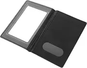 [BESPORTBLE] Passport Holder Ladies Travel Organizer Clear Passport Wallet Travel Document Holder Passport Covers Travel Holder Transparent Travel Pouch Window Tag Holders PVC Black