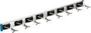 Crawford-Lehigh 36360-6 Ultra Hold Eight-Hook Tool Rack, 36 by 5-Inch