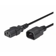 [AT-IEC-MF-1.8M] Power Cable 2m - Male to Female Monitor to PC or PC/UPS to Device