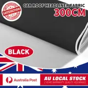 3Mx1.5M Black New Foam Backed Headliner cloth for Car Roof Panel Lining Black (for: Audi)