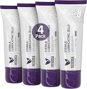 Medcosa Sterile Lube | Surgical Lube | Water Based Lubricating Jelly | Medical Lubricant [4 x 2.9oz] Flip Top Tube