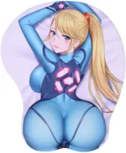 Aran Metroid Samus3D Mousepads Anime Mouse Pads with Wrist Rest 2Way Skin (Aran