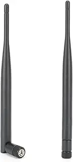 2Pcs Router Antenna, 2.4/5G Dual Band WiFi Antenna, SMA Female Connector, High Gain 6DBI, for Improved Signal Stability