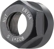 Spacnana ER16 A Type Clamping Nut for Most Tool Holders ER Collet Milling CNC Chuck Holder Extension Bar Nut Holding Bit, Cutter (ER16A type M22*1.5)
