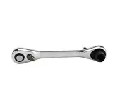 2 in 1 Bit Driver Screwdriver 1/4 Dual for Head Ratchet Socket Wrench for