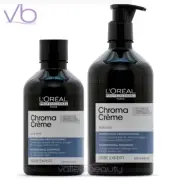 L'OREAL Chroma Creme Blue Dyes Shampoo | Orange Tones Neutralizing Cleanser