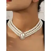 Women's necklace Elegant Wedding Geometry Necklaces