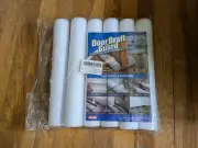 2" Thick Waterproof Twin Door Draft Stopper Adjustable Size 30" to 36"