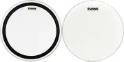 Evans EMAD Clear Bass Drumhead - 22 inches + Evans B14HD Value Bundle