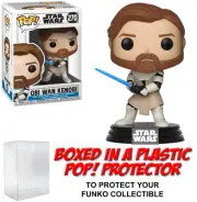 Funko POP! Star Wars ~ OBI-WAN KENOBI (#270) CLONE WARS FIGURE w/Protector Case