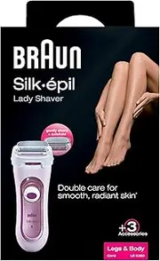 Braun Silk-epil LS5360 Ladie's Shaver and Epilator Lilac/White
