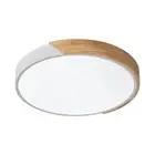 15.7 in. 1-Light White Circle LED Flush Mount Light Fixture Modern Simply Lamp