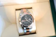 NEW Rolex Datejust Wimbledon Dial 41 Two Tone Rose Gold Oyster Bracelet 126301