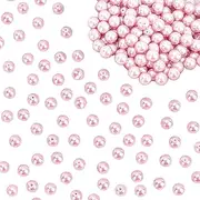 Pearl Beads, 1000 PCS Round Loose Spacer Beads with Holes for Jewelry Making, Necklaces Bracelets (6 MM)