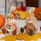 Scarecrow Doll Thanksgiving Scarecrow Dwarf Dolls Decorative