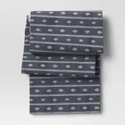 Cotton Global Table Runner - Threshold™ 108" x 14" Blue