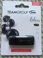 Team Group 64GB C175 3.2 Gen 1 USB Flash Drive – BRAND NEW SEALED