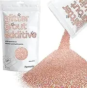 Hemway Glitter Grout Additive 100g / 3.5oz Grout Tile Additive for Tiles Bathroom Wet Room Kitchen - Waterproof & Easy to Mix - Microfine (1/256" 0.004" 0.1mm) - Rose Gold Holographic