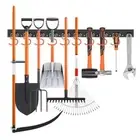 Wall Mounted Shovel Rack S Type Cleaning Tool Hooks Ladders