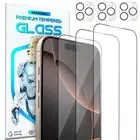 3X Fr iPhone 16 15 14 13 12 11 Pro Max FullCover Tempered Glass Screen Protector