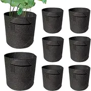 Aquatic Plant Pot,Pond Planter Non Woven Fabric Pots - Multifunctional Lily Basket Grow Bags Foldable for Farm Yard Garden Decor