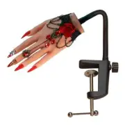 Hot Practice Hand for Nails Manicure Training Nail Fake Silicon Mannequin Tool