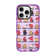 iPhone 16 Pro Impact Case Persian Cat Yoga