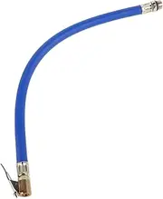 Tire Pressure Gauge Car Tube Motorcycle Tire Valves Extender Auto Tire Inflator Hose Tire Inflator Hose Replacement Air Compressor Accessories Air Compressor Attachments Blue Metal