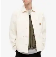 NWT Carhartt Wesley Jacket Denim Size XXL Rustic Style Beige