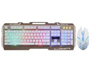 Wired Photoelectric Usb Mechanical Mouse Keyboard Set Game Keyboard and Mouse Set Wired Keyboard Suitable for Gamers