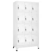 Locker Cabinet with 12 Compartments 90x45x180 cm