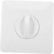 Fan Coil Thermostat Temperature Control Thermostat Panel Fan Temperature Regulator Air Conditioning Control Switch Plastic White