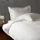 1500 THREAD COUNT 5pc CALIFORNIA KING WHITE SOLID DUVET SET 100% EGYPTIAN COTTON