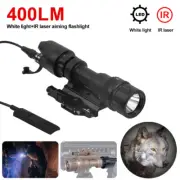 M952V Tactical White Light 400LM LED Flashlight Infrared Illuminator 20mm Rail